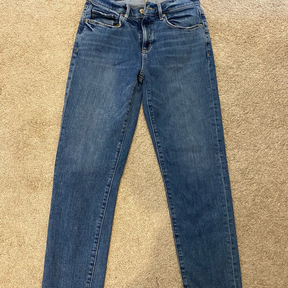 LOFT Classic Blue Straight Leg Jeans